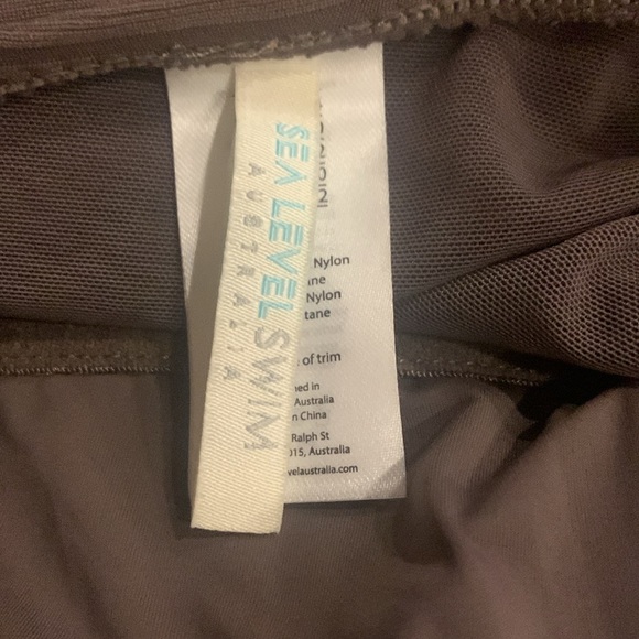 NWOT Sea Level One Shoulder One Piece Swimsuit Size 10 - Picture 4 of 5